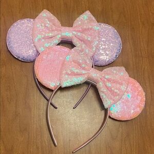 Sequin Minnie Mouse Ears Headband